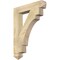 Ekena Millwork Merced Arts & Crafts Rough Sawn Bracket, Douglas Fir, 4"W x 24"D x 32"H BKT04X24X32MRC03RDF - alternate 1